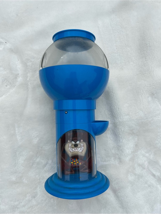 Other - Vintage 1998 Warner Bros Tasmanian Devil Manual Gumball Dispenser